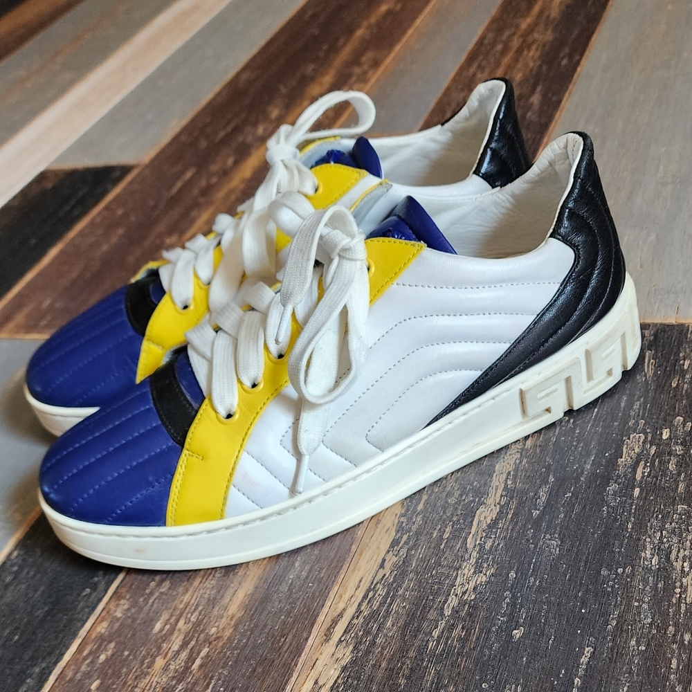 VERSACE SNEAKERS SZ 39.5 - Picture 8 of 16